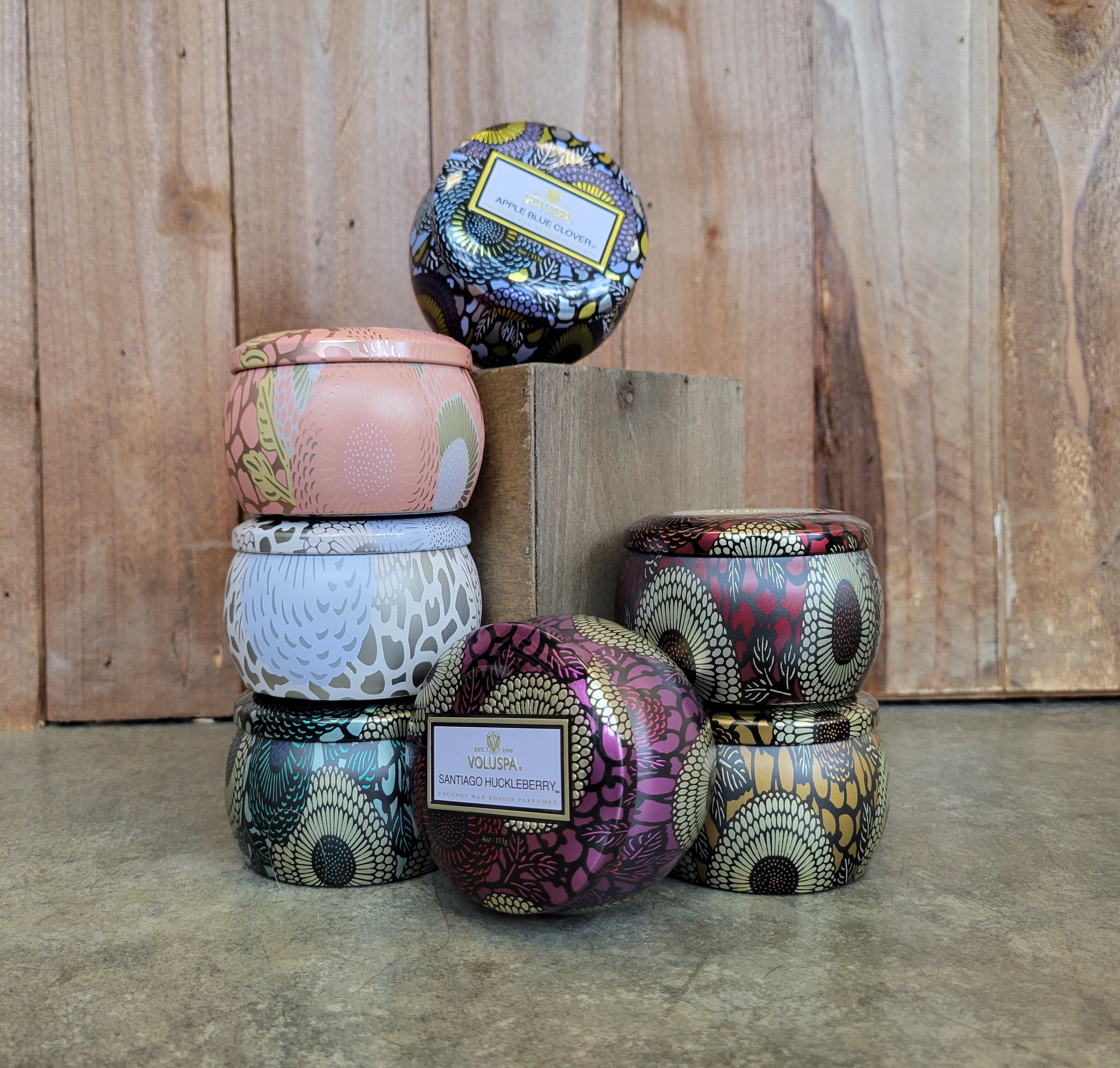 Voluspa 4 oz. Luxury Tin Candle